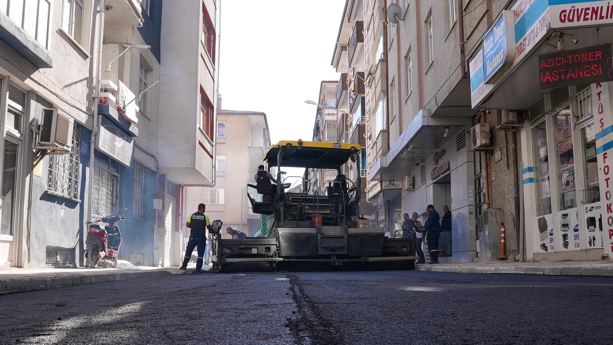 Elazığ’da yollar yenileniyor
