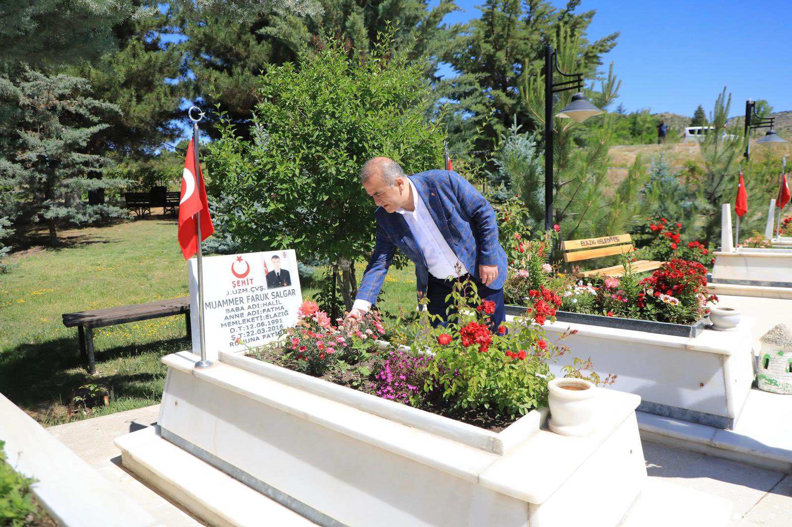 Elazığ’da şehitler unutulmadı